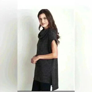 Cowl Neck Sleeveless Tunic